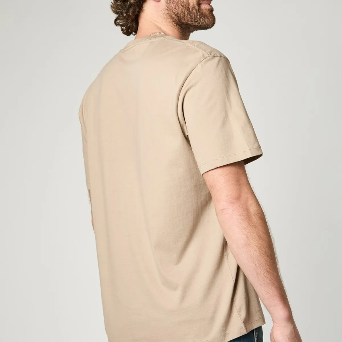 WRANGLER - Polera Hombre Wrangler Jeans Beige