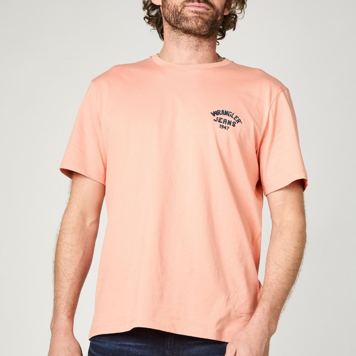 WRANGLER - Polera Hombre Wrangler Jeans Naranjo