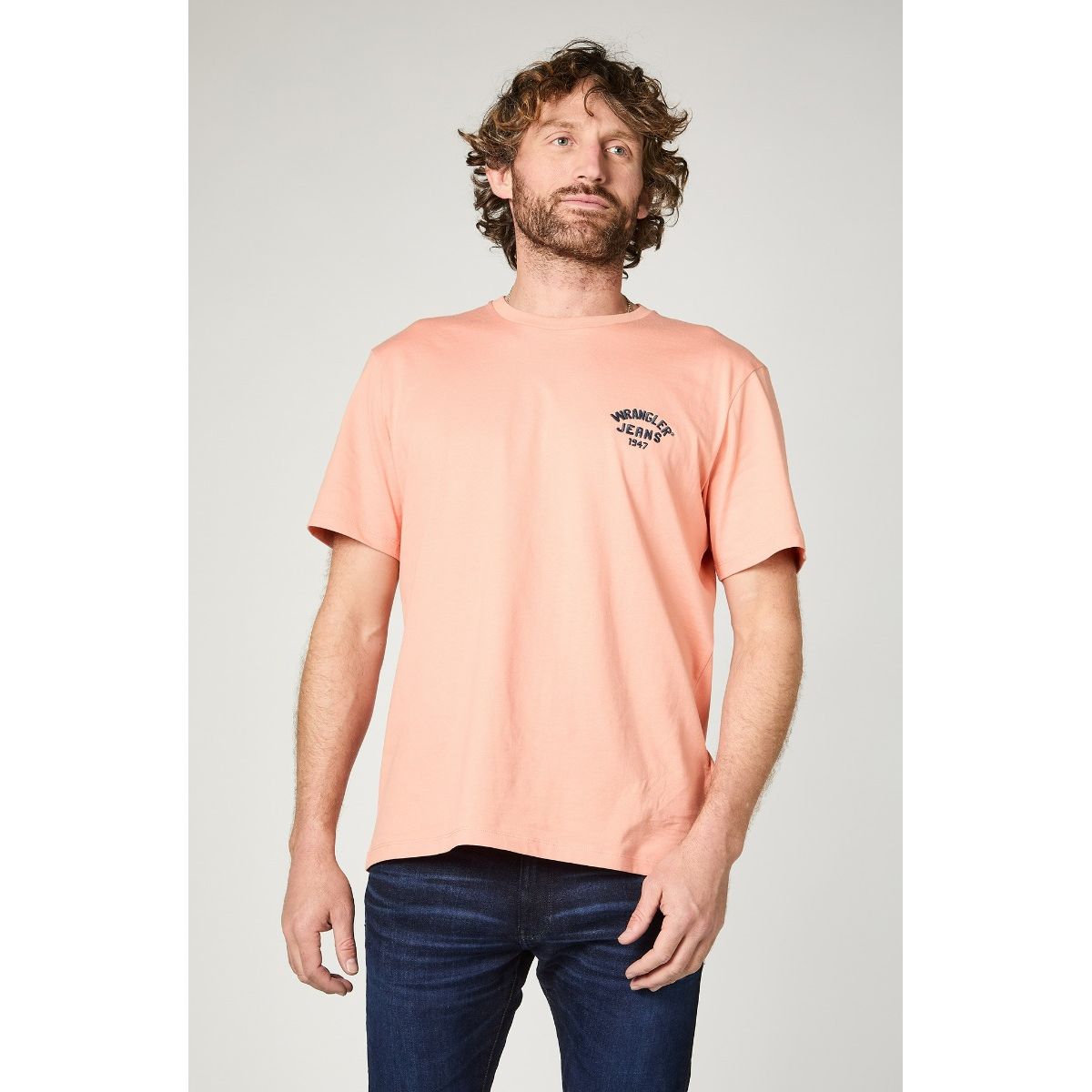 WRANGLER - Polera Hombre Wrangler Jeans Naranjo