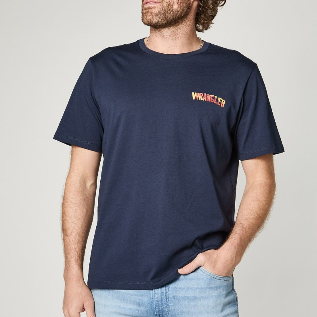 WRANGLER - Polera Hombre Wrangler Jeans Navy