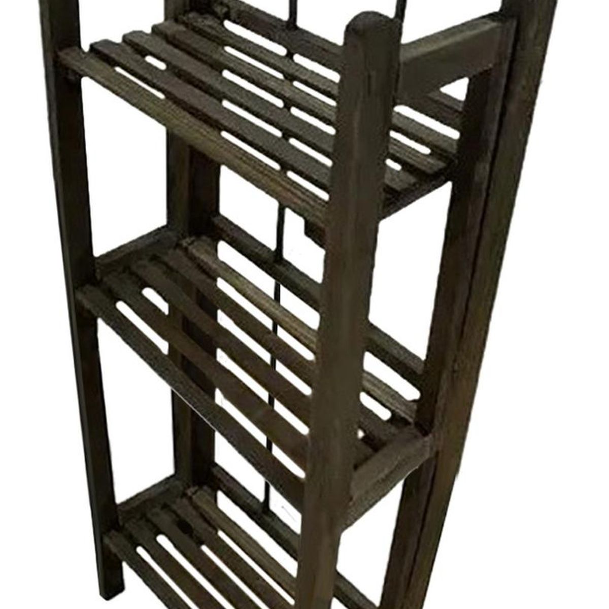 IMPORTCLICK - Estante Organizador Madera Librero 3 Niveles 68x30x15 CM Caoba