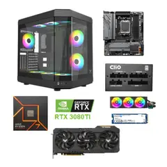 CENTAURUS - PC AMD GAMER RYZEN 7 7700/ 64GB RAM/1TB SSD/ 12GB RTX 3080TI/850W GOLD