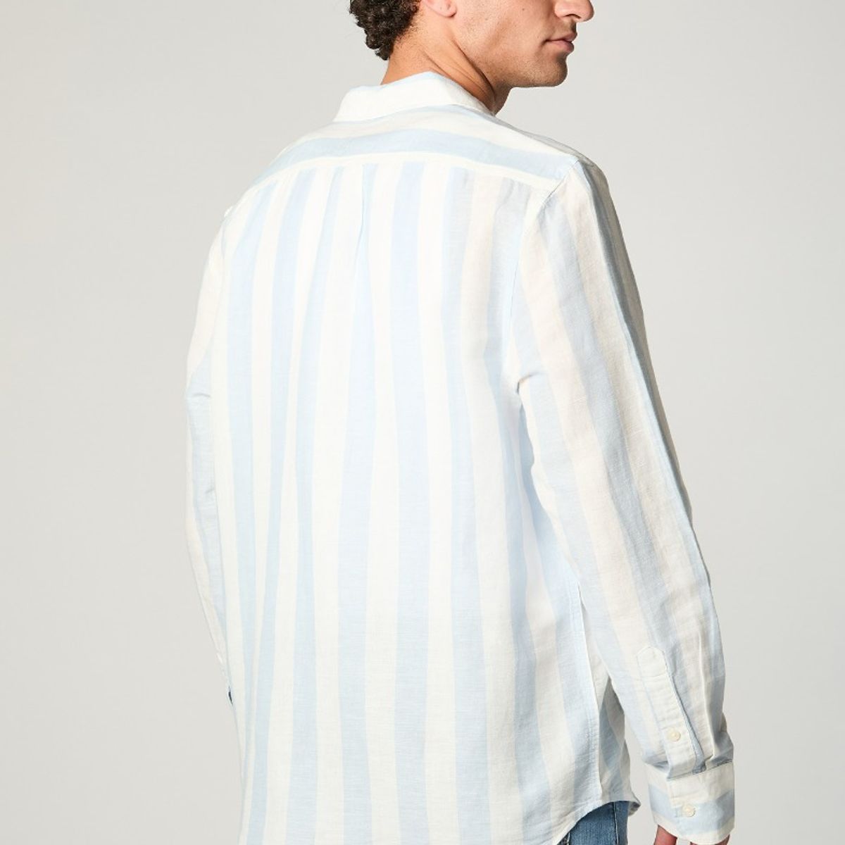 LEE - Camisa Hombre Patch Clean Linen Celeste