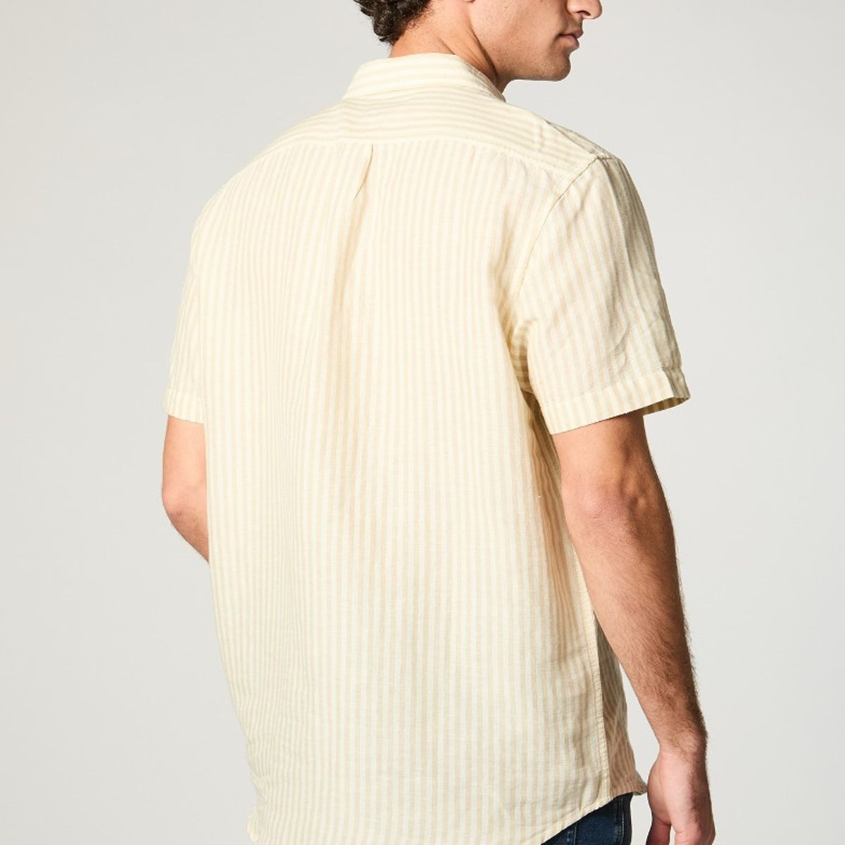 LEE - Camisa Hombre Short Leme Azul