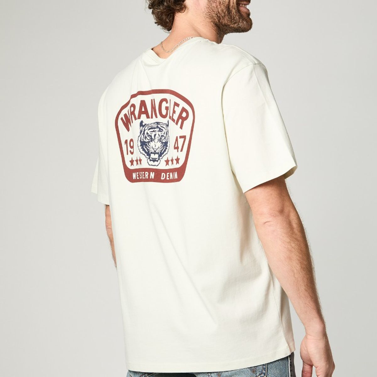 WRANGLER - Polera Hombre Graphic Tee White