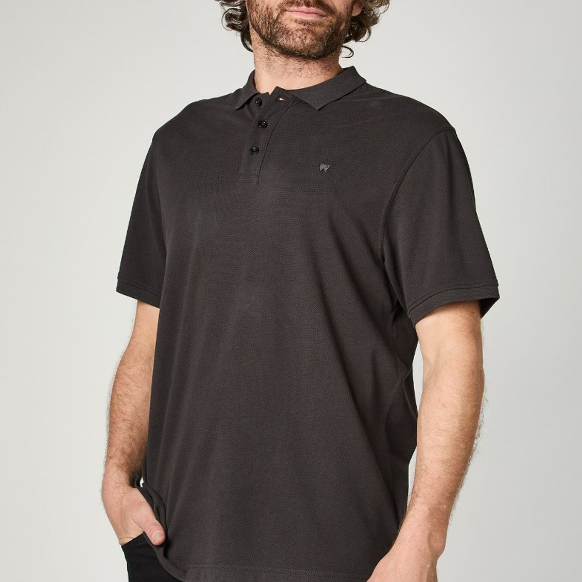 WRANGLER - Polera Hombre Polo Regular Black