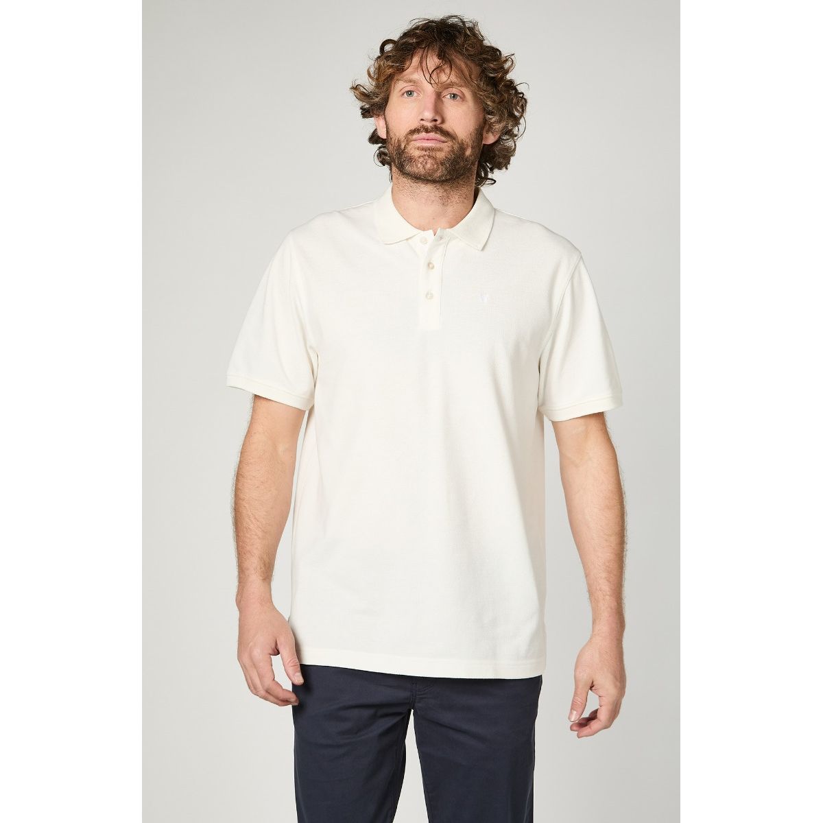 WRANGLER - Polera Hombre Polo Regular White