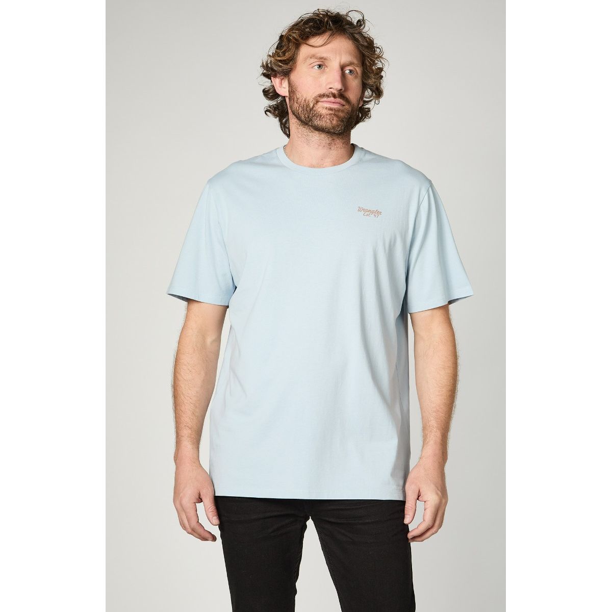 WRANGLER - Polera Hombre Fashion Celeste