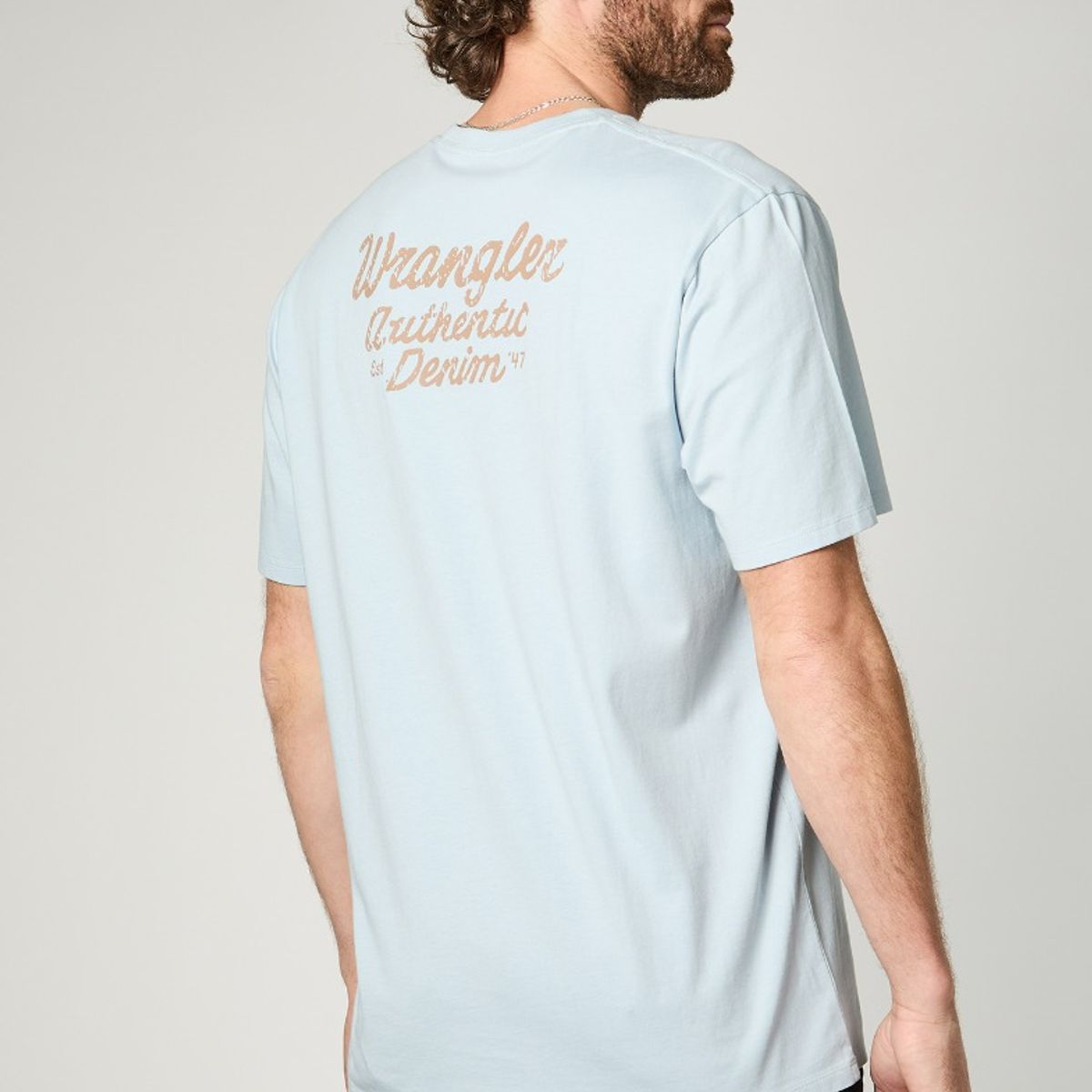 WRANGLER - Polera Hombre Fashion Celeste