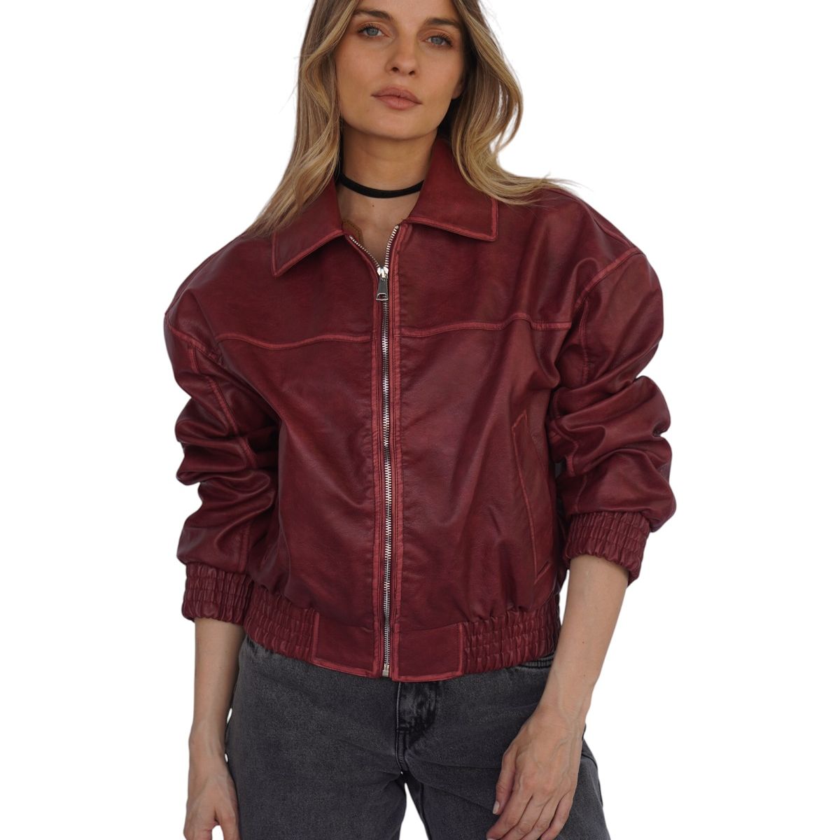 DIVINO JEANS - Chaqueta Maite III Roja Divino Jeans