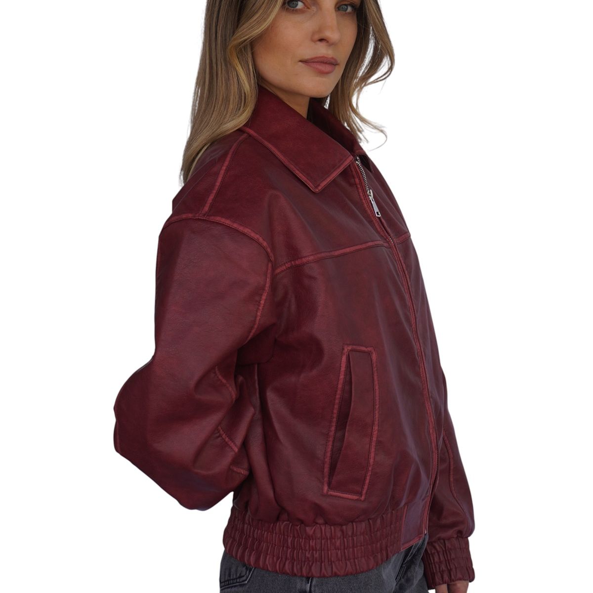 DIVINO JEANS - Chaqueta Maite III Roja Divino Jeans