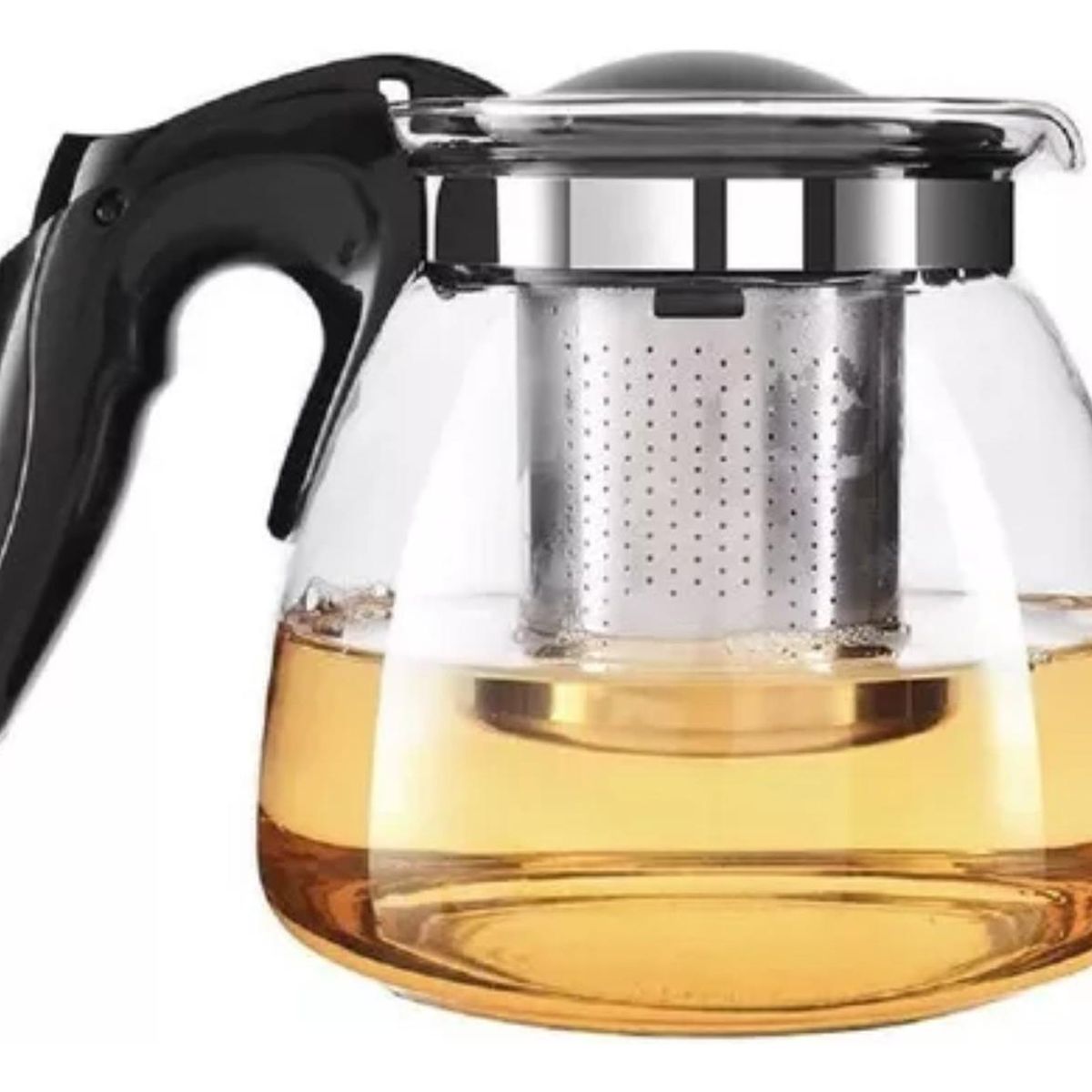 IMPORTCLICK - Hervidor Tetera Infusor Vidrio Cocina 900 ML Negro
