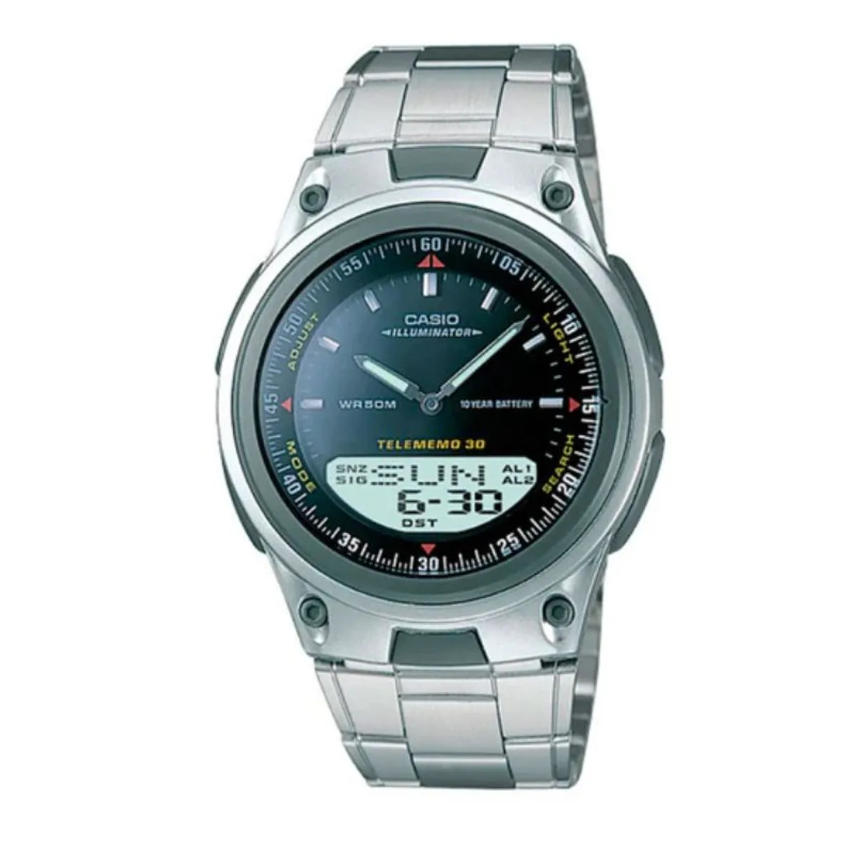 CASIO - Reloj Casio Análogo-Digital Vintage AW-80D-1AV