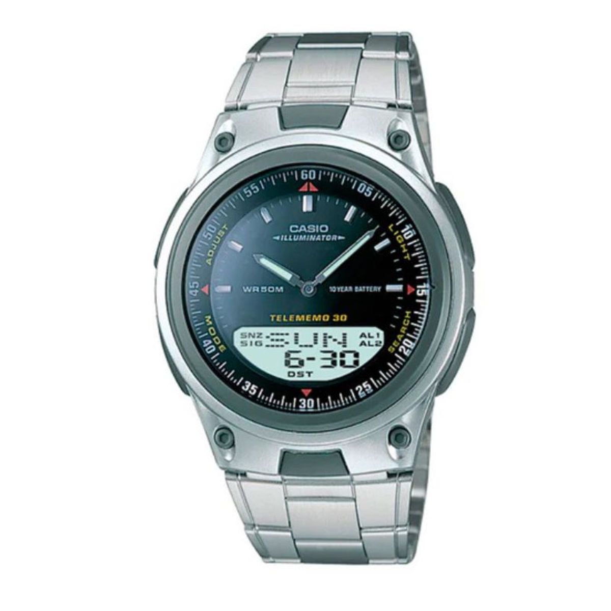 CASIO - Reloj Casio Análogo-Digital Vintage AW-80D-1AV