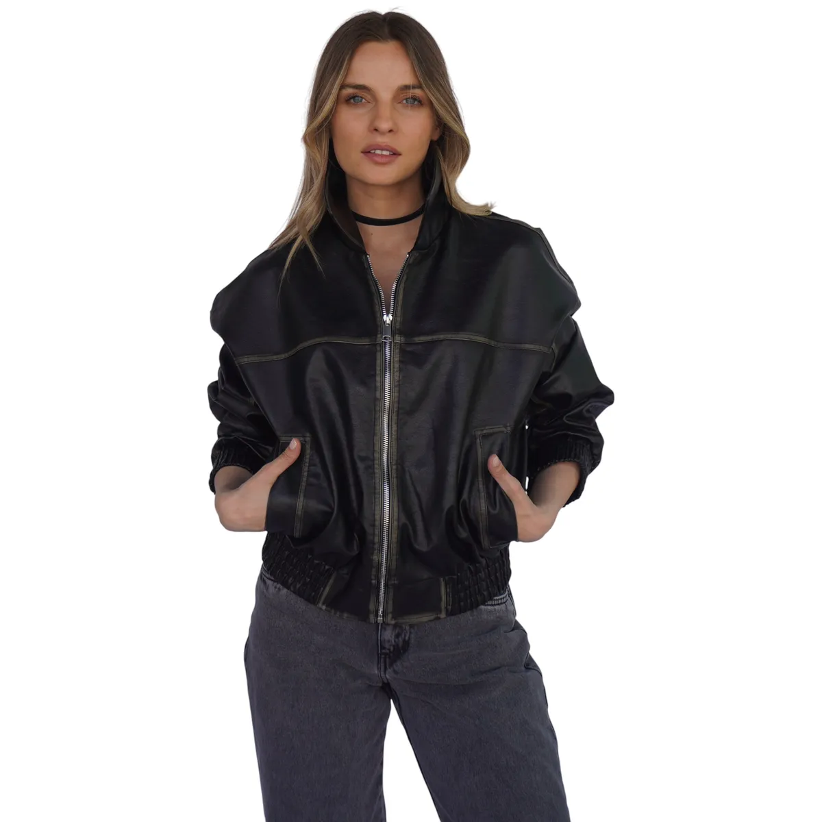 DIVINO JEANS - Chaqueta Maite I Negro Divino Jeans
