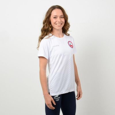 Imagen 2 del producto Polera Running Mujer Team Chile Blanca