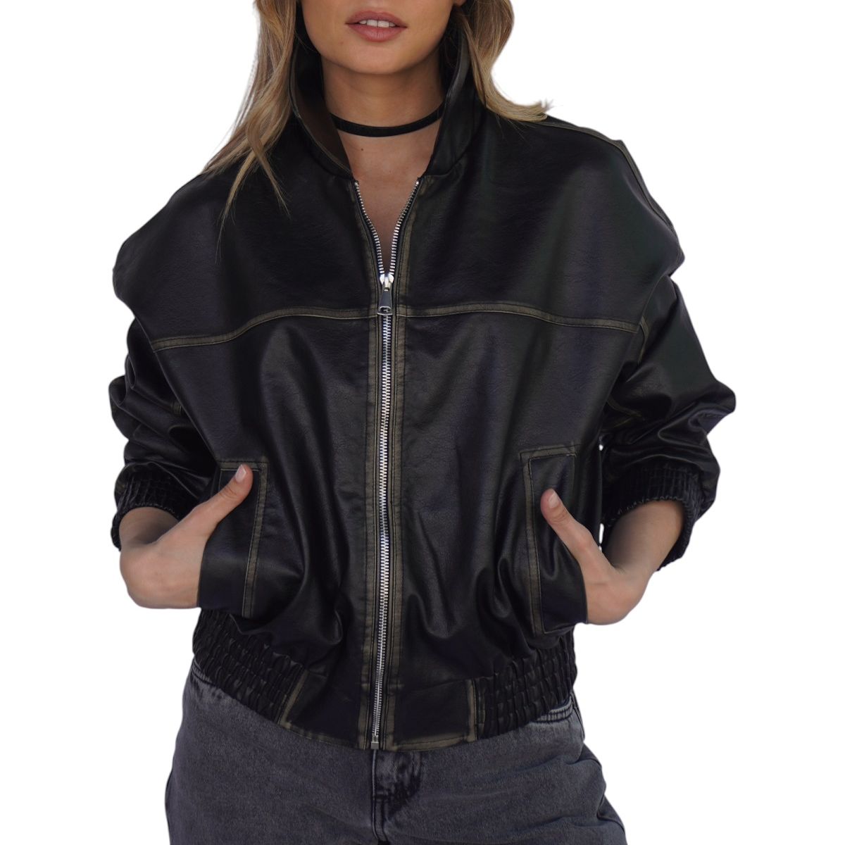 DIVINO JEANS - Chaqueta Maite I Negro Divino Jeans