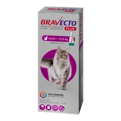 MSD - Bravecto Gatos Plus 500 MG 625-125 KG