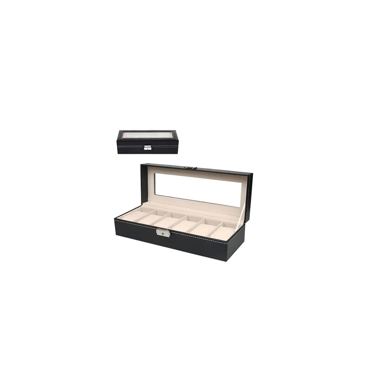 GENERICO - Caja Organizadora Relojes Caja Guardar Reloj Caja 6 Espacios