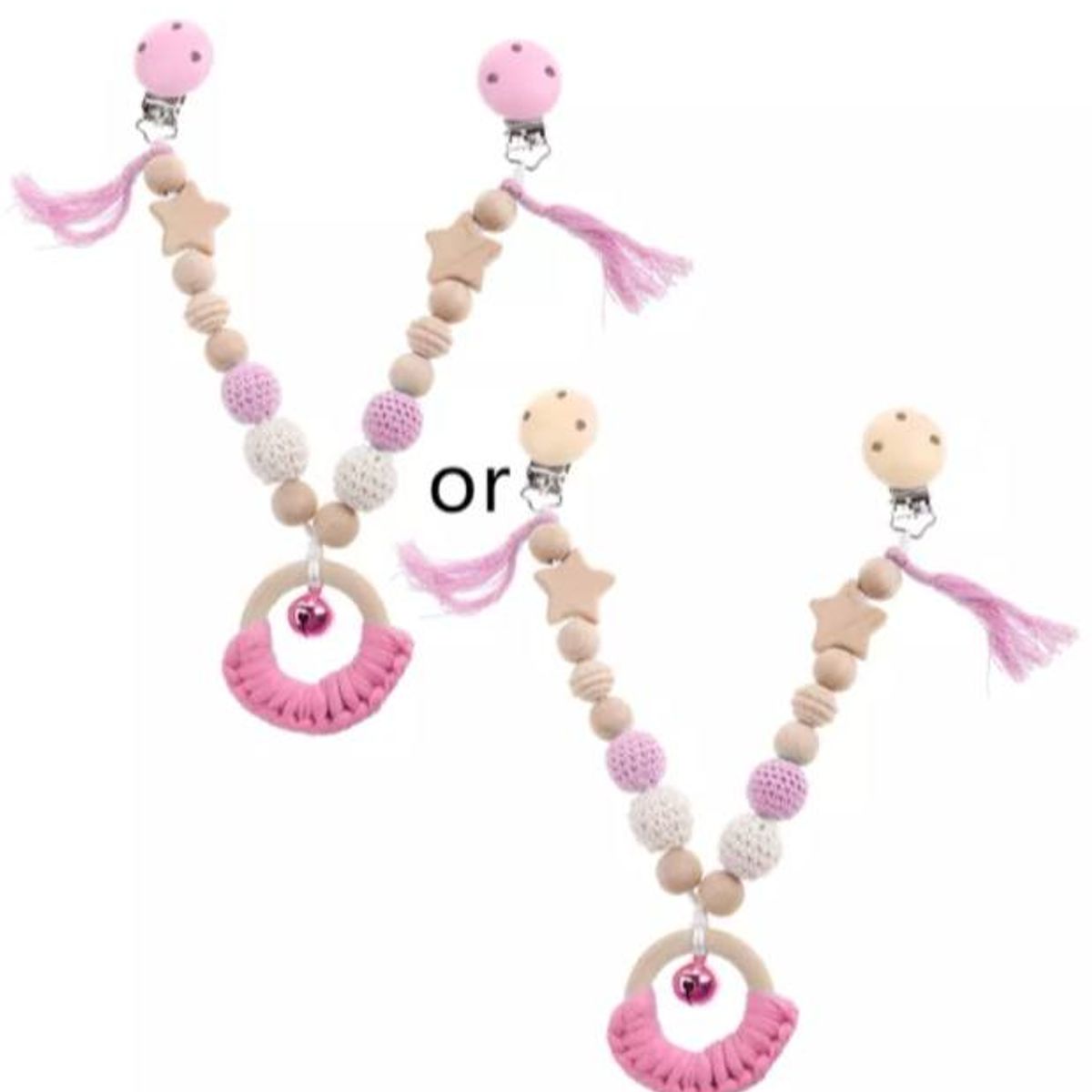 GENERICO - Sonajero de madera para bebe