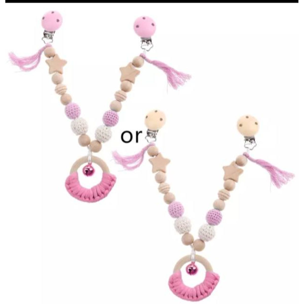 GENERICO - Sonajero de madera para bebe