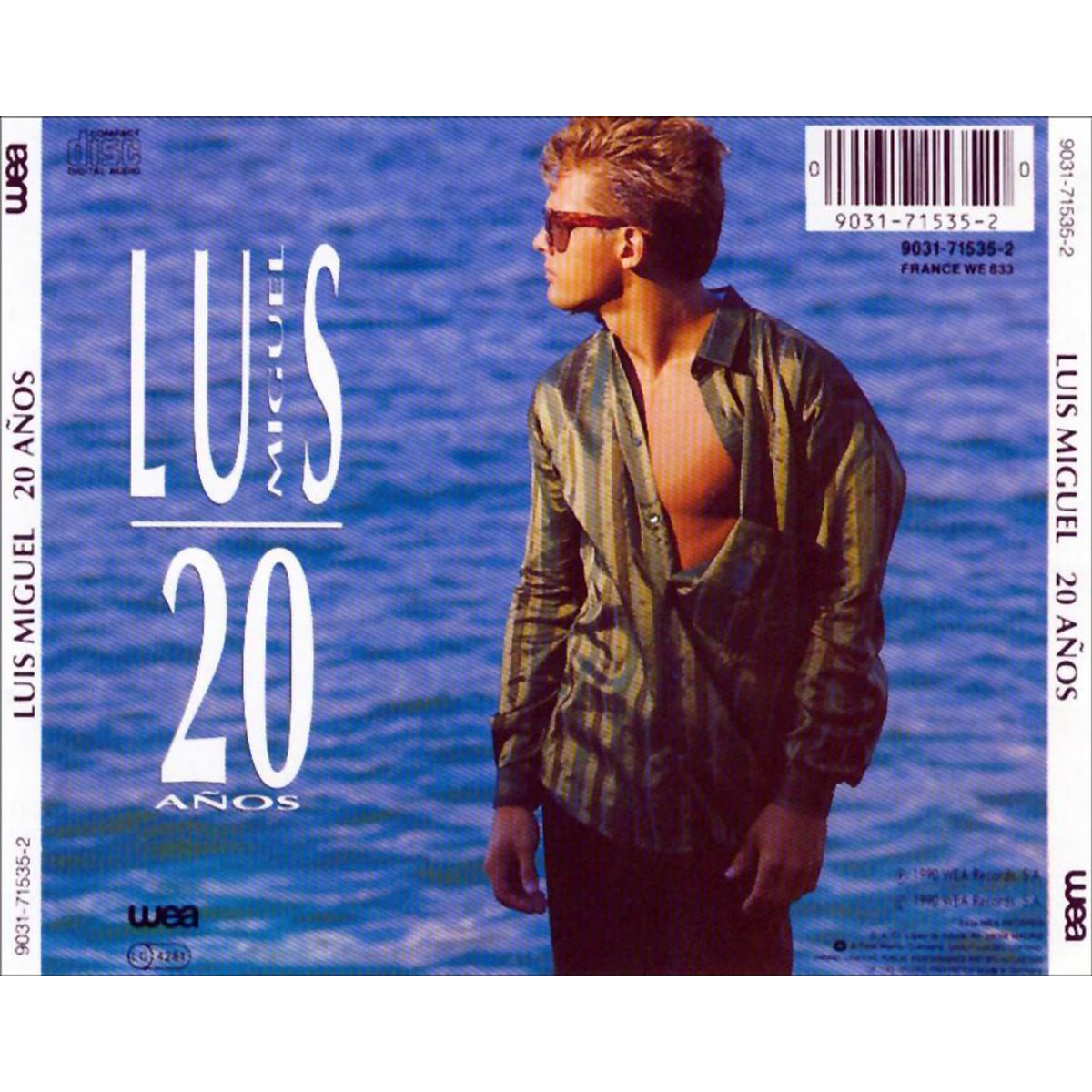 GRUPO LASER DISC - Cd Luis Miguel - 20 Años 1CD
