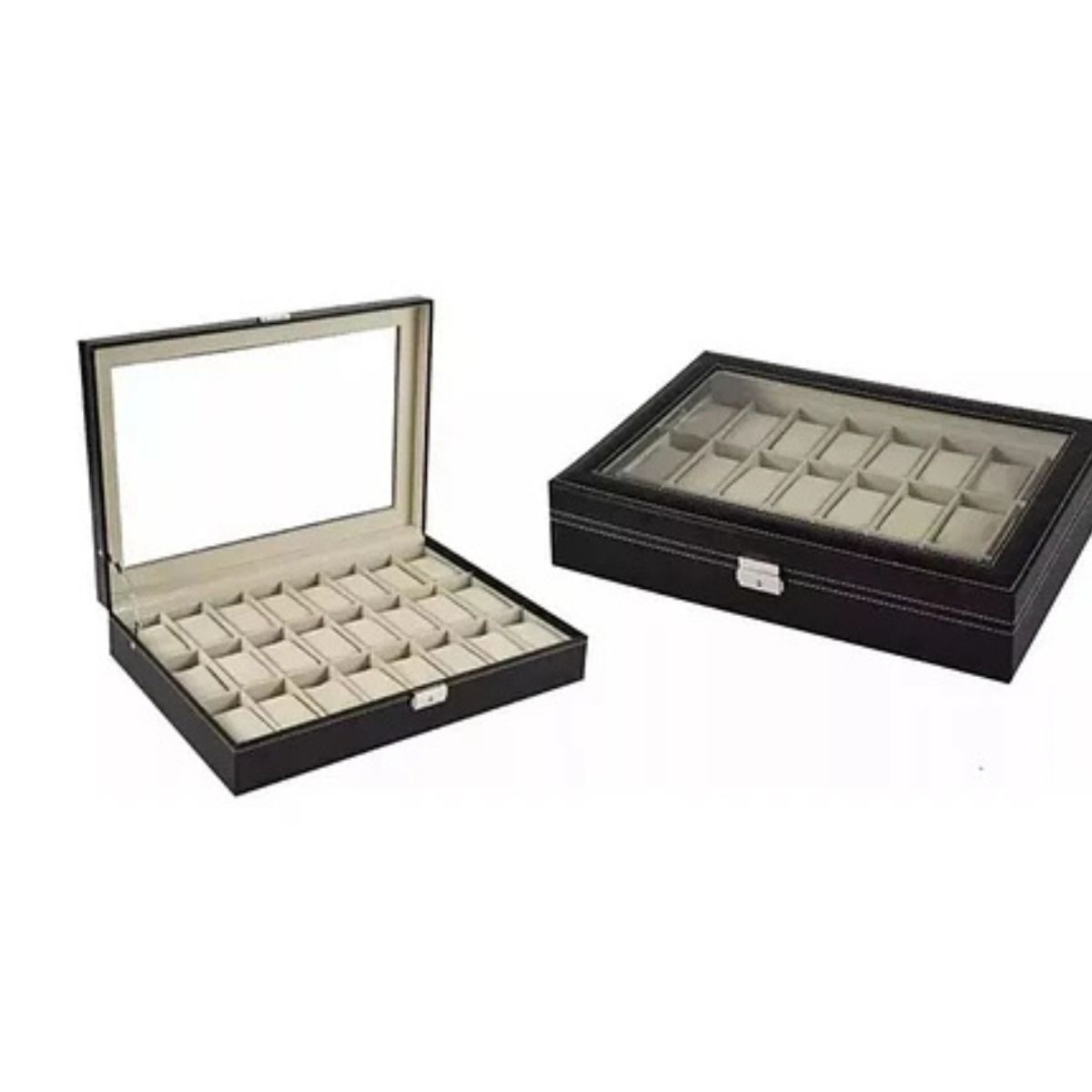 GENERICO - Caja Organizador Relojes Estuche Relojeria 24pcs