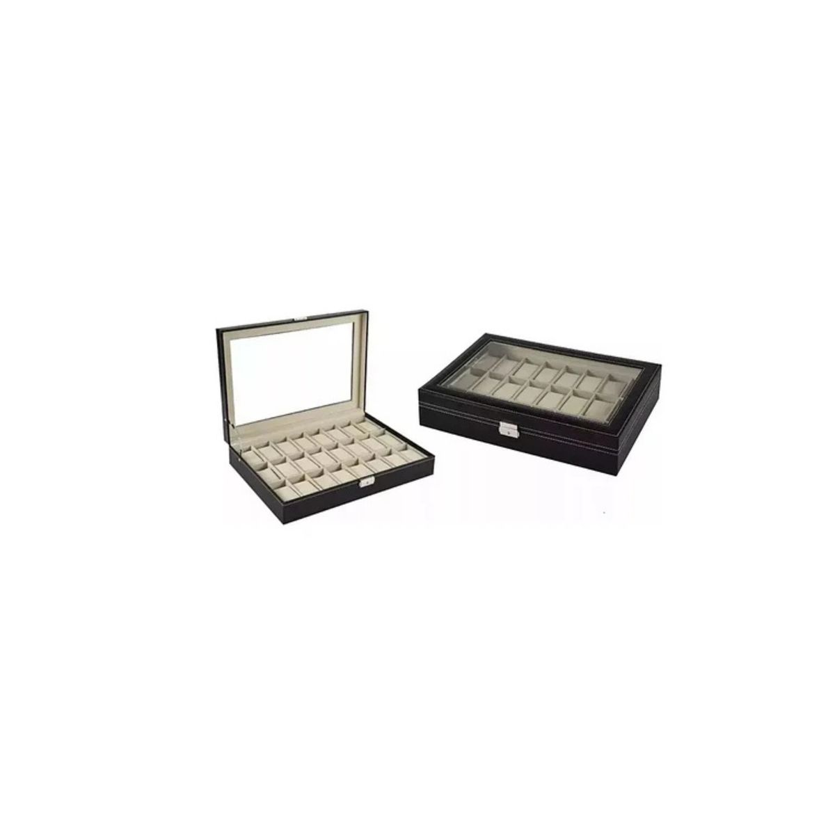 GENERICO - Caja Organizador Relojes Estuche Relojeria 24pcs