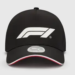 PUMA - Gorro de niño Oficial Formula 1 Logotipo F1 Negro 2025