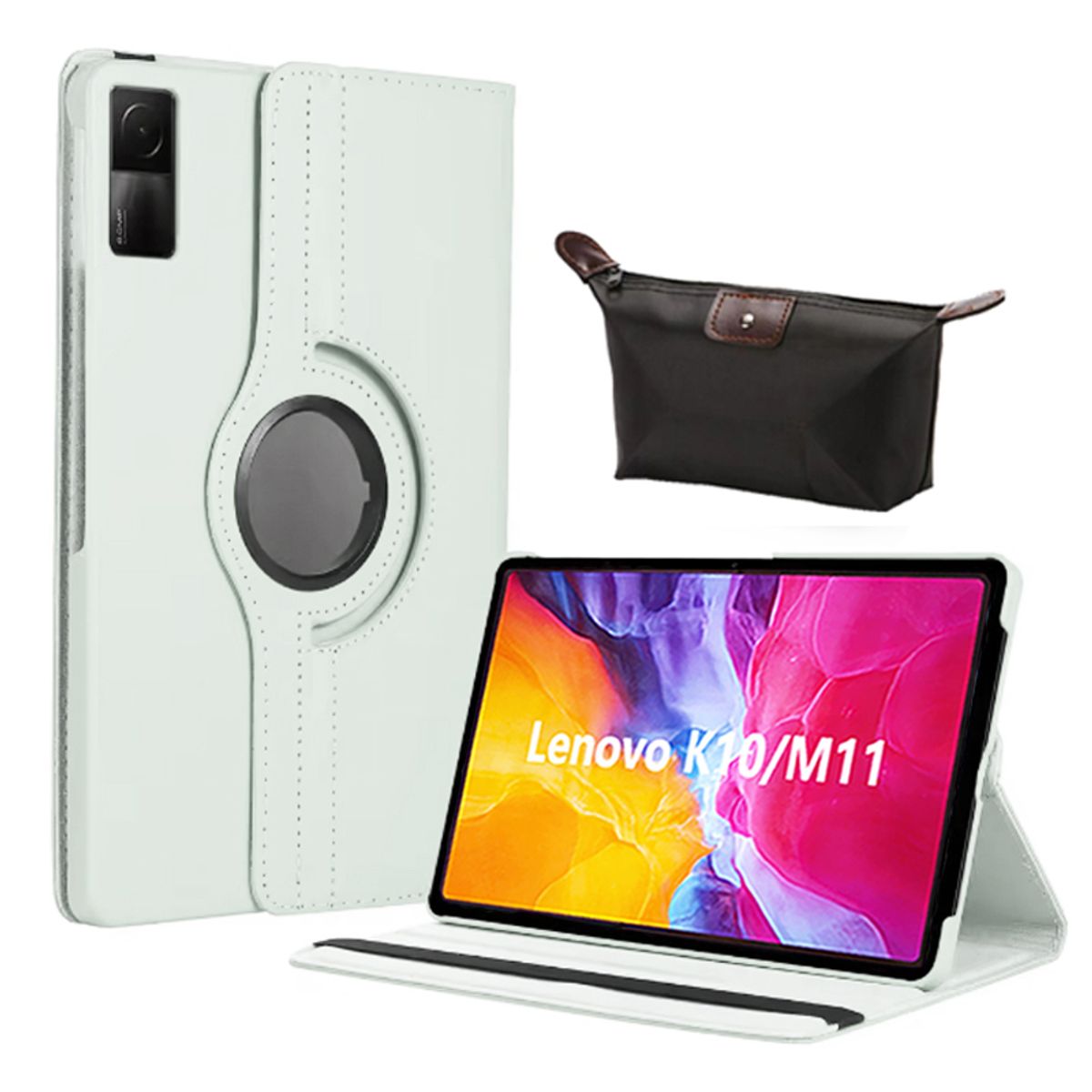 LENOVO - Tablet Lenovo M11 8GB+128GB WiFi y Funda protectora -Blanco