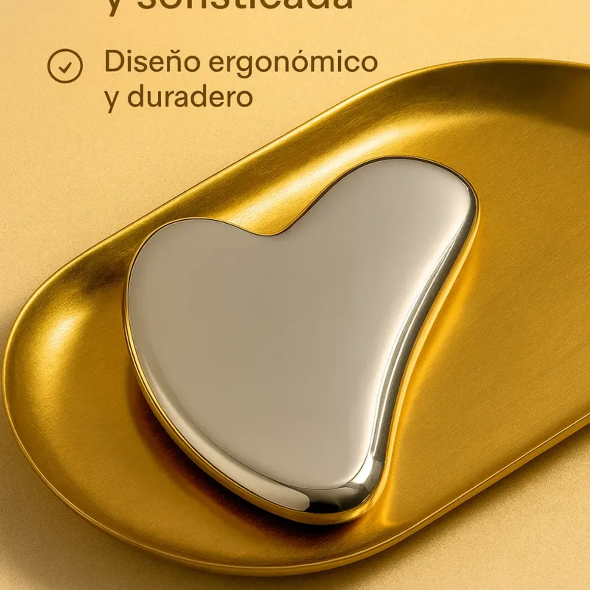 COMPUTECH - Guasha De Acero Inoxidable Masajeador Corporal Linfatico