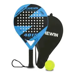 GENERICO - Pala Pádel Fibra Carbono 3k 38mm Incluye Funda