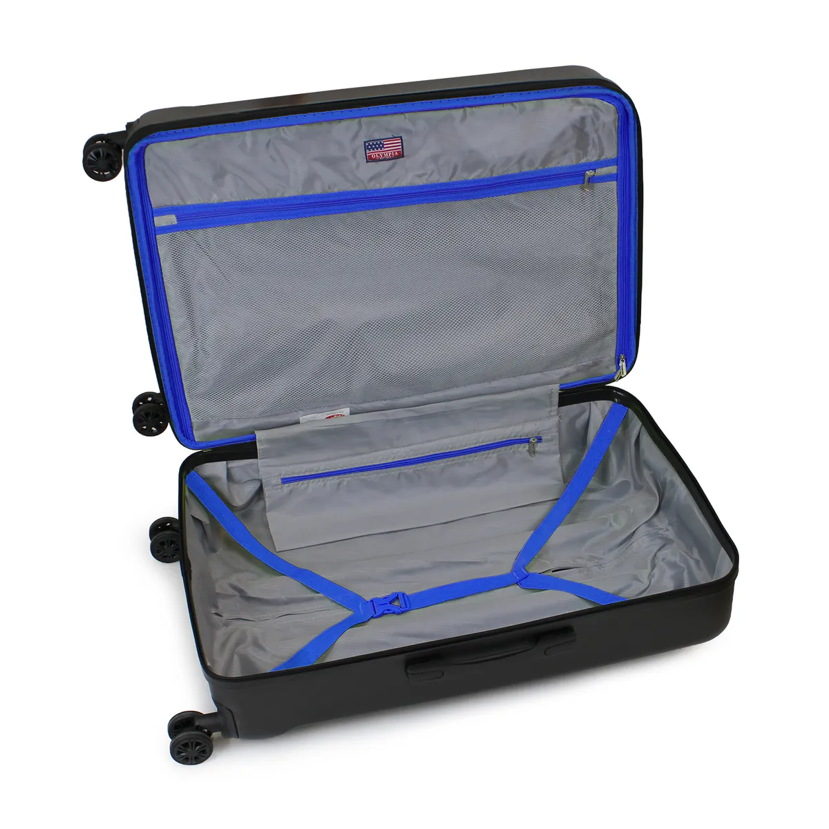OLYMPIA - Pack 2 maletas S+L Olympia 10k y 23k negra-azul