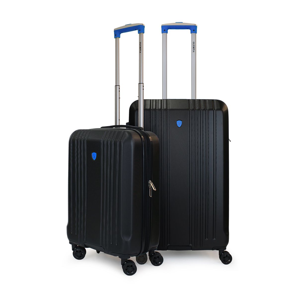 GENERICO - Pack 2 maletas S+M Olympia 10k y 20k negra-azul