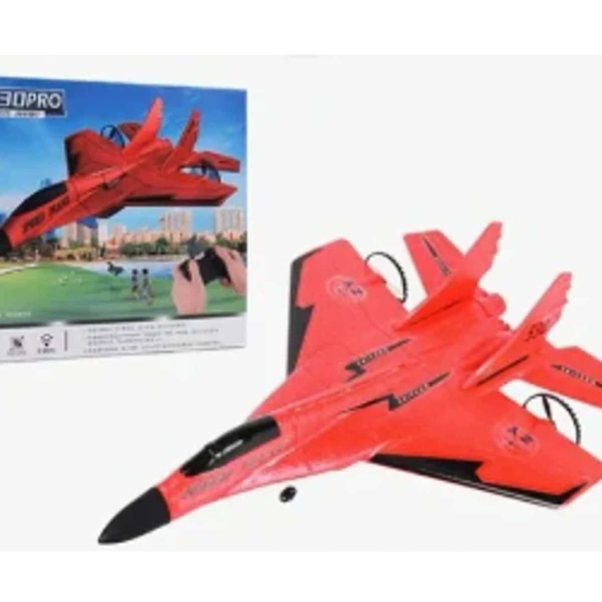 GENERICO - Avión A Control Remoto Planeador Acrobático 530 AZUL/ROJO