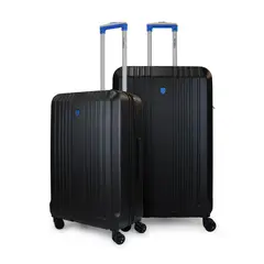 GENERICO - Pack 2 maletas M+L Olympia 20k y negra-azul