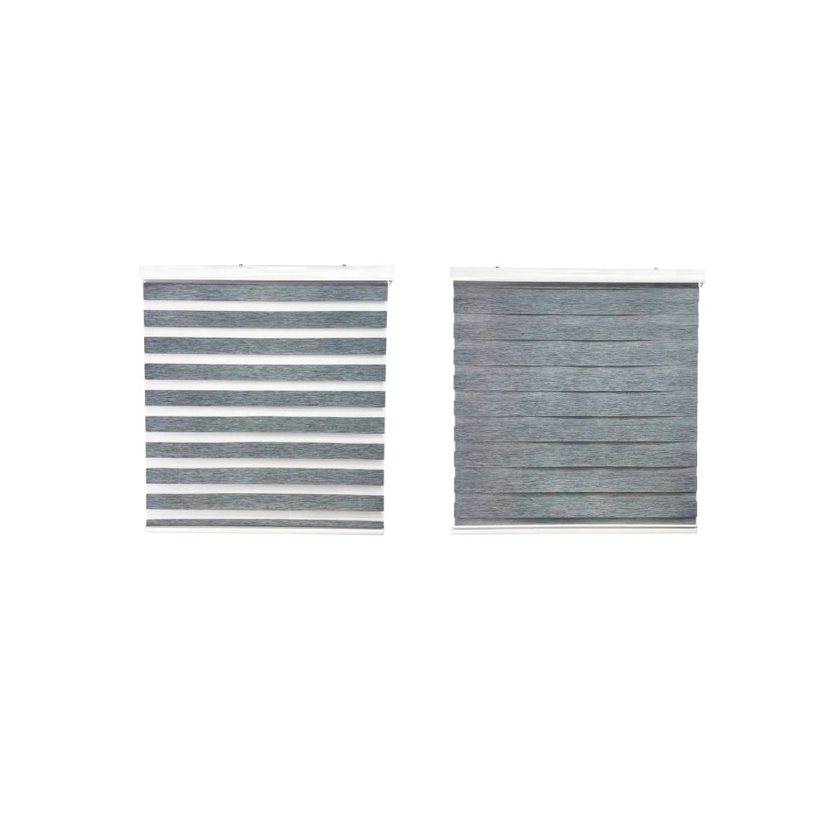 GENERICO - Cortina roller duo gris jaspeado 200x240