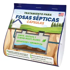 UNIVERSAL - Disgregante Limpiador Pozo fosaséptica Bacterias rinde 5.000 Litros