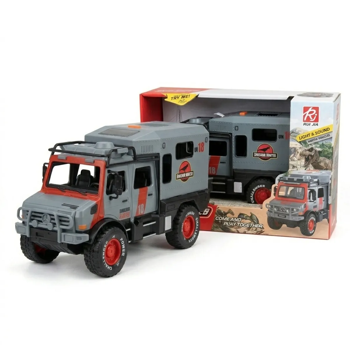 TOYNG - Juguete Camion Dinosaurio Luz Y Sonido - Toyng