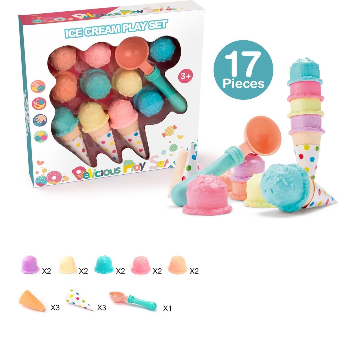 TOYNG - Juguete Set De Helados - Toyng