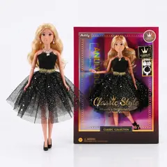 TOYNG - Juguete Muñeca Vestido Negro -