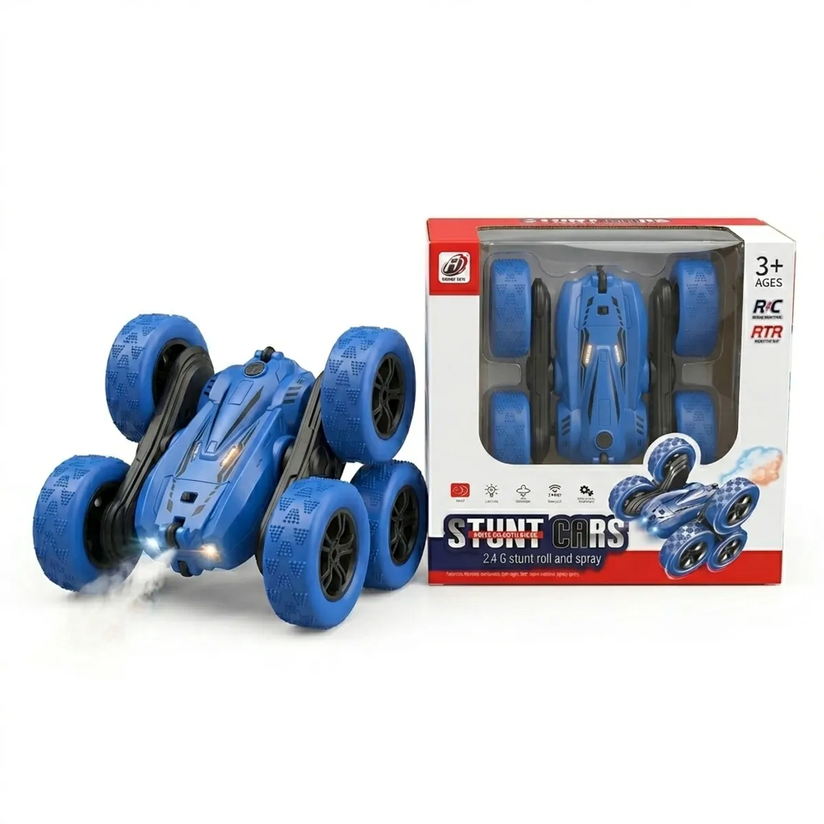 TOYNG - Juguete Auto Doble R/C Luces Y Musica - Toyng