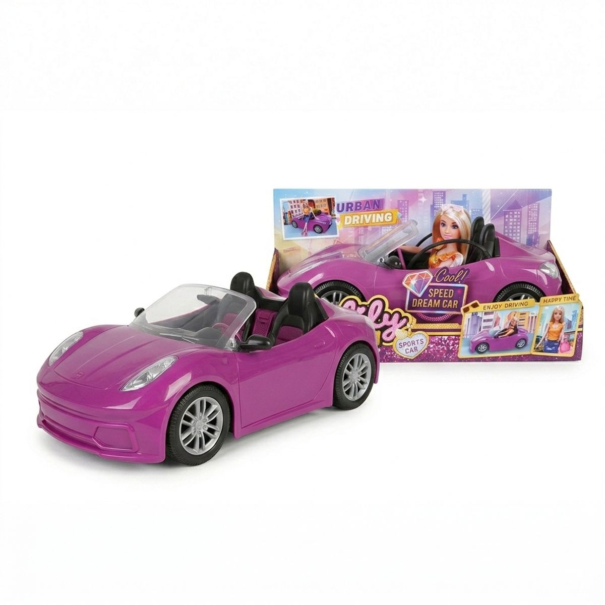 TOYNG - Juguete Set Auto Y Muñeca - Toyng