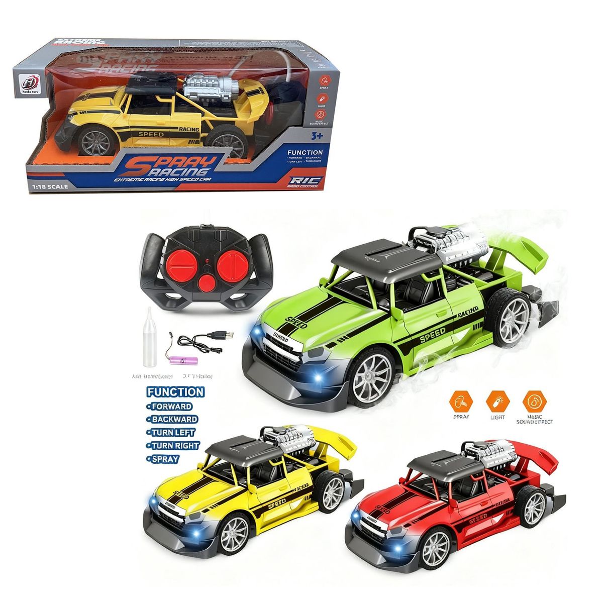 TOYNG - Juguete Auto Speed  R/C - Toyng