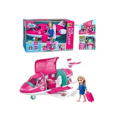 TOYNG - Juguete Set Avión Y Muñeca -