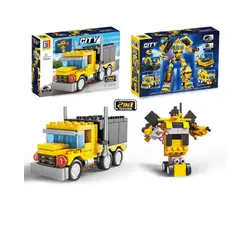 VADELL - Laboratorio De Construcción 94 Piezas Camión De Carga Y Transformer