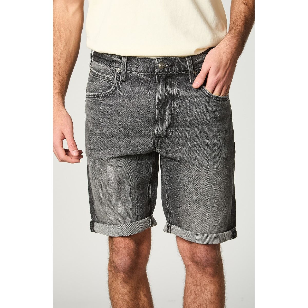 LEE - Short Hombre 5Pocket Gris