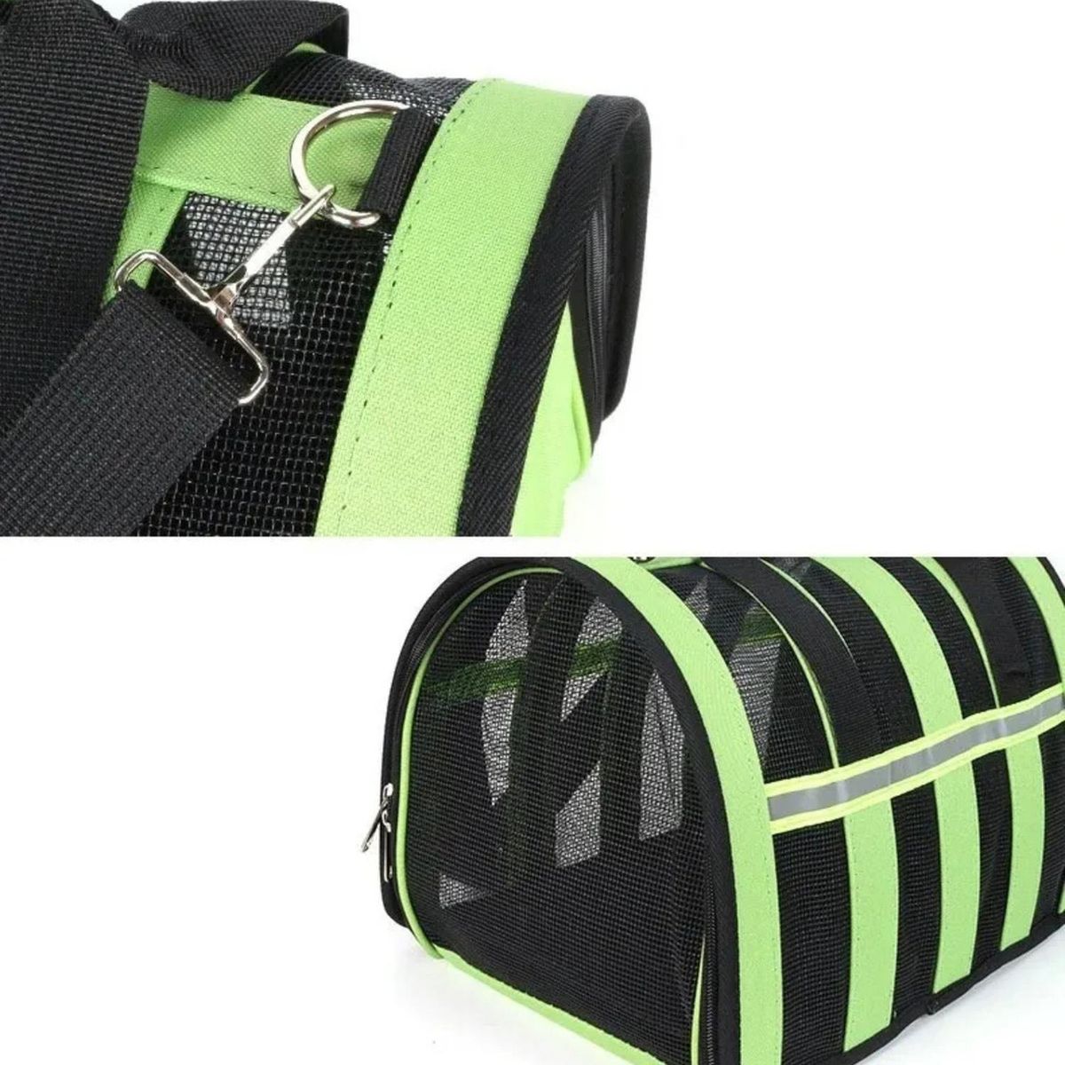 IMPORTCLICK - Bolso Transporte Mascotas Verde 34x24x23 CM