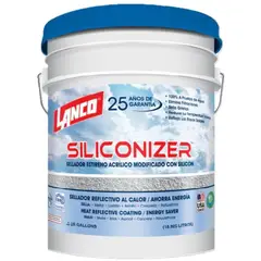 LANCO - Sellador Impermeabilizante Techos Siliconizer Negro TN