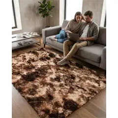 GENERICO - Alfombra Shaggy Peluda Extra Suave VERANO / INVIERNO 240 x 200 cm